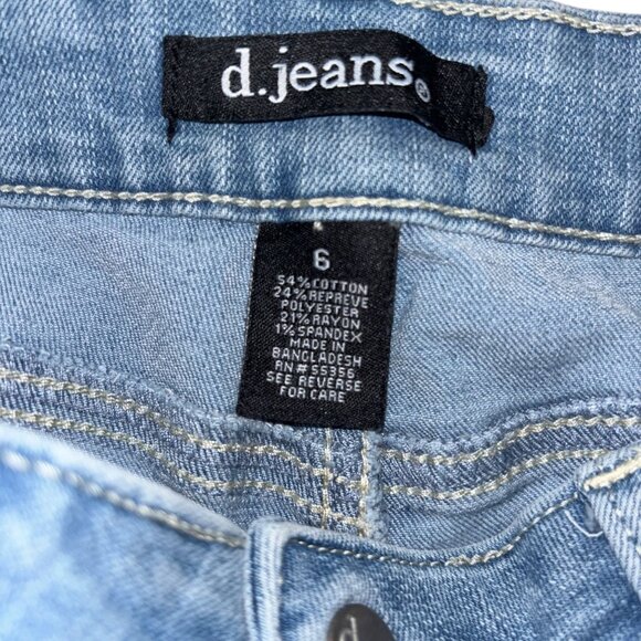 d.jeans Size 6 Cuffed Denim Shorts Size 6 - Picture 4 of 4